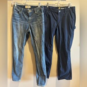 Carhartt Women’s Jeans in Denim and Navy
